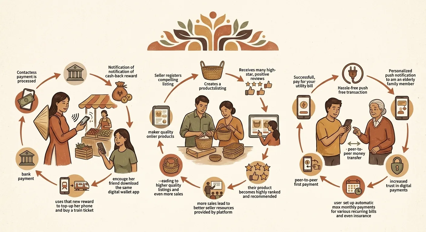 Case study Growth Marketing tại Việt Nam với ví điện tử, ecommerce và payment app